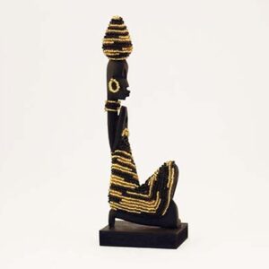 Kneeling Beaded Stick Figure